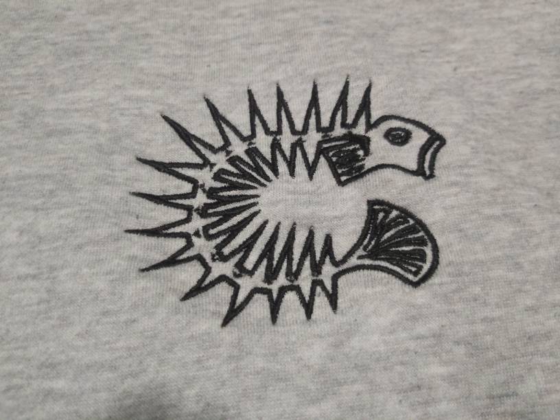 Hoodie : Grey Sweats: Custom Designed Drop Shoulder Oversized Heavy Cotton Fleece Hoodie