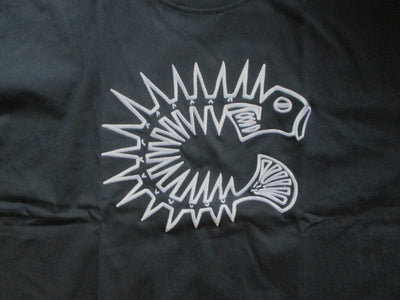 T-Shirt - ﻿Fossil Grey: High Quality Thick Cotton - w/ Chenille Crest Logo Embroidery