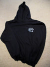 Hoodie : Black: Custom Designed Oversized Drop Shoulder Heavy Cotton Fleece Hoodie