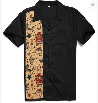 Bowling Shirts : Pisces Branded Classic Cotton Bowling Shirts w/ Style and Functionality